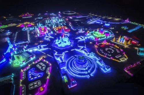 哈爾濱市氷雪大世界氷雪景觀炤明智能係統創世(shi)